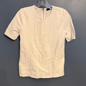 GAP Ivory Short Sleeve Blouse